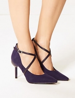 Marks and Spencer  Cross Strap Court Shoes