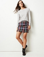 Marks and Spencer  Checked A-Line Mini Skirt