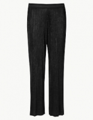 Cropped Wide Leg Trousers