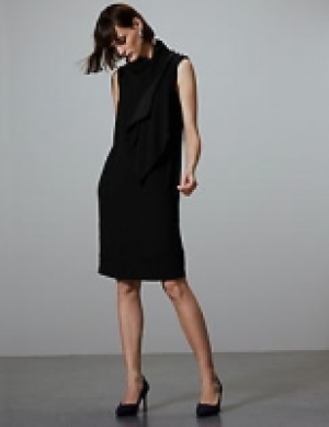 Shoulder Detail Shift Dress