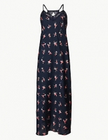 Marks and Spencer  Satin Printed Strappy Nightdress
