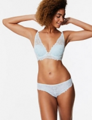 Lace Underwired Set with Plunge A-E