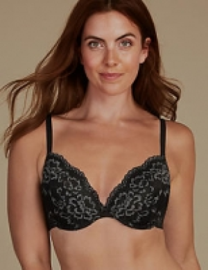 Louisa Lace Padded Plunge Bra A-E