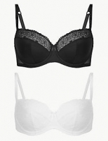 Marks and Spencer  2 Pack Non-Padded Balcony Bras A-E