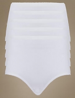Marks and Spencer  5 Pack Cotton Rich Bikini Knickers with New & Improved Fabri