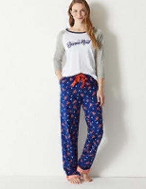 Printed Long Sleeve Pyjama Set