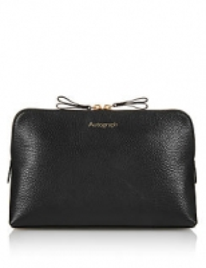 Marks and Spencer  Luxury Leather Washbag