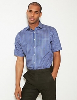 Marks and Spencer  Short Sleeve Non-Iron Regular Fit Shirt