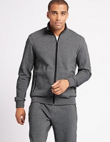 Marks and Spencer  Pure Cotton Textured Zip Through