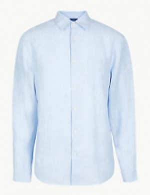 Pure Linen Striped Shirt