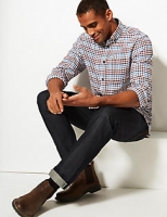 Marks and Spencer  Pure Cotton Checked Shirt with Pocket