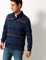 Marks and Spencer  Pure Cotton Striped Rugby Top