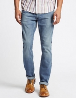 Marks and Spencer  Slim Fit Selvedge Jeans with Stormwear