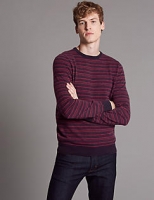 Marks and Spencer  Pure Cashmere Striped Jumper