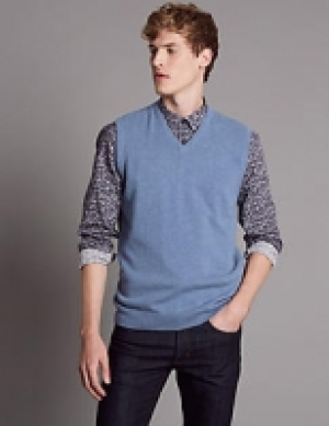 Pure Cashmere Sleeveless Jumper