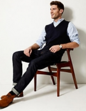 Pure Merino Wool Sleeveless Jumper