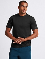 Marks and Spencer  Active Textured Crew Neck T-Shirt