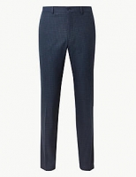 Marks and Spencer  Checked Flat Front Trousers