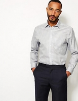 Marks and Spencer  Pure Cotton Regular Fit Non-Iron Shirt