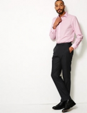 Cotton Blend Regular Fit Shirt