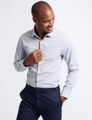 Pure Cotton Skinny Fit Shirt