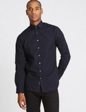 Pure Cotton Modern Slim Fit Shirt