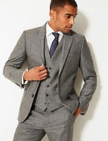 Marks and Spencer  Textured Tailored Fit 3 Piece Suit