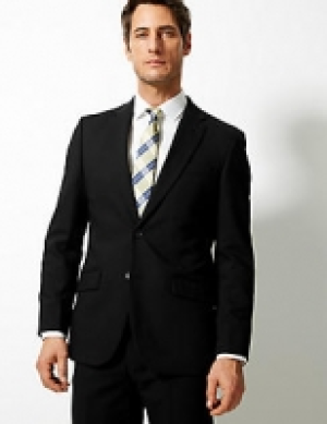 Black Regular Fit Suit