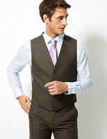Marks and Spencer  Textured Tailored Fit Waistcoat