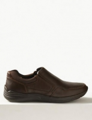 Leather Slip-on Trainers