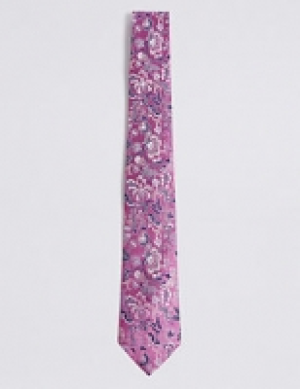 Pure Silk Oriental Floral Tie