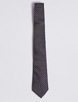 Marks and Spencer  Pure Silk Geometric Tie