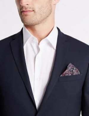Pure Cotton Floral Print Pocket Square