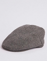 Marks and Spencer  Micro Dobby Design Flat Cap