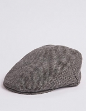 Micro Dobby Design Flat Cap