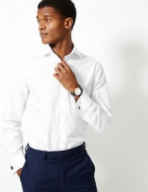 Marks and Spencer  Pure Cotton Slim Fit Shirt