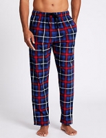 Marks and Spencer  Checked Long Pyjama Bottoms