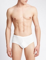 Marks and Spencer  3 Pack Pure Cotton Briefs with StayNEW