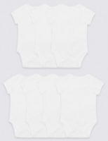 Marks and Spencer  7 Pack Organic Cotton Bodysuits