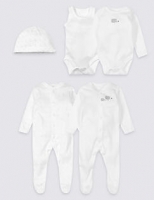 Marks and Spencer  5 Piece Pure Cotton Start Up Set