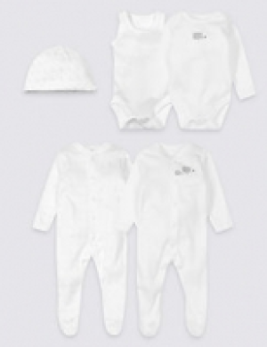 Marks and Spencer  5 Piece Pure Cotton Start Up Set