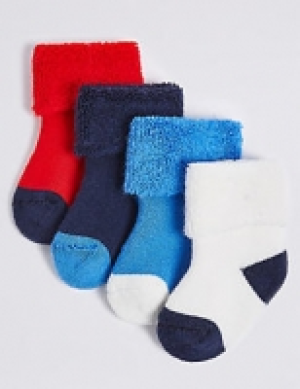 4 Pairs of Socks with Staysoft