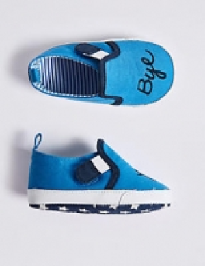 Baby Embroidered Pram Shoes