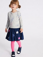 Marks and Spencer  2 Piece Dress & Tights (3 Months - 7 Years)
