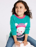 Marks and Spencer  Knitted Mouse Jumper (3 Months - 7 Years)