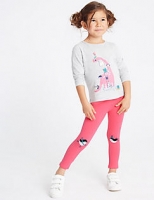 Marks and Spencer  Cotton Leggings with Stretch (3 Months - 7 Years)