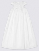 Marks and Spencer  Pure Cotton Christening Baby Dress