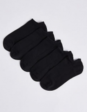 5 Pairs of Cotton Rich Trainer Liners 