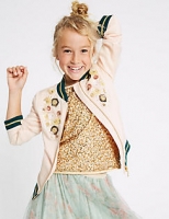 Marks and Spencer  Sequin Bomber Jacket (3-16 Years)