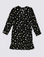 Marks and Spencer  Floral Print Wrap Dress (3-16 Years)